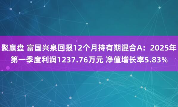 聚赢盘 富国兴泉回报12个月持有期混合A：2025年第一季度利润1237.76万元 净值增长率5.83%