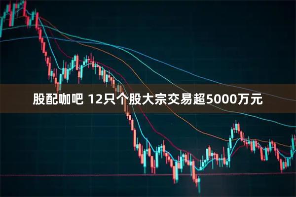 股配咖吧 12只个股大宗交易超5000万元