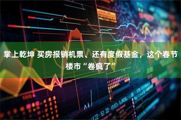 掌上乾坤 买房报销机票、还有度假基金，这个春节楼市“卷疯了”